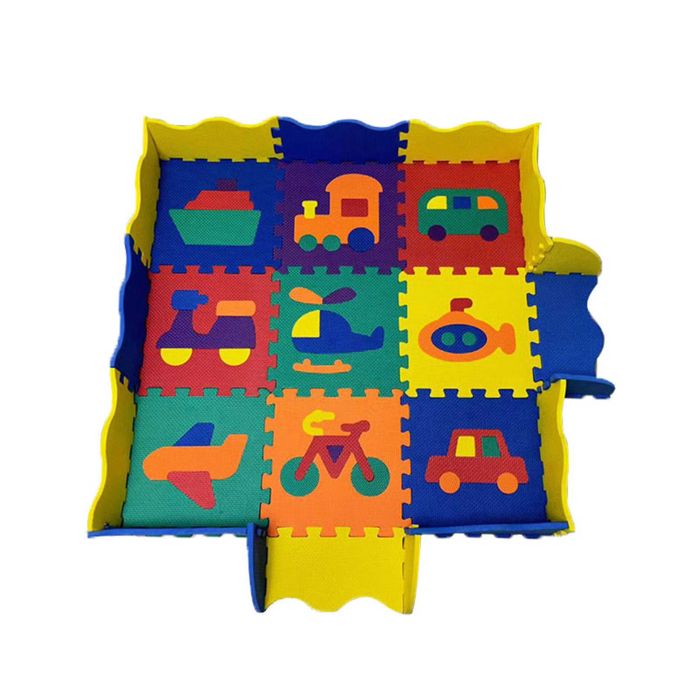Mata piankowa puzzle piankowe edukacyjna dla dzieci kojec