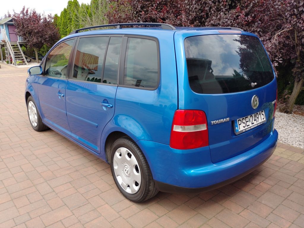 VW Touran 1,6i 2004r 7-osób 6-biegów KLIMATRONIK TEMPOMAT zamiana
