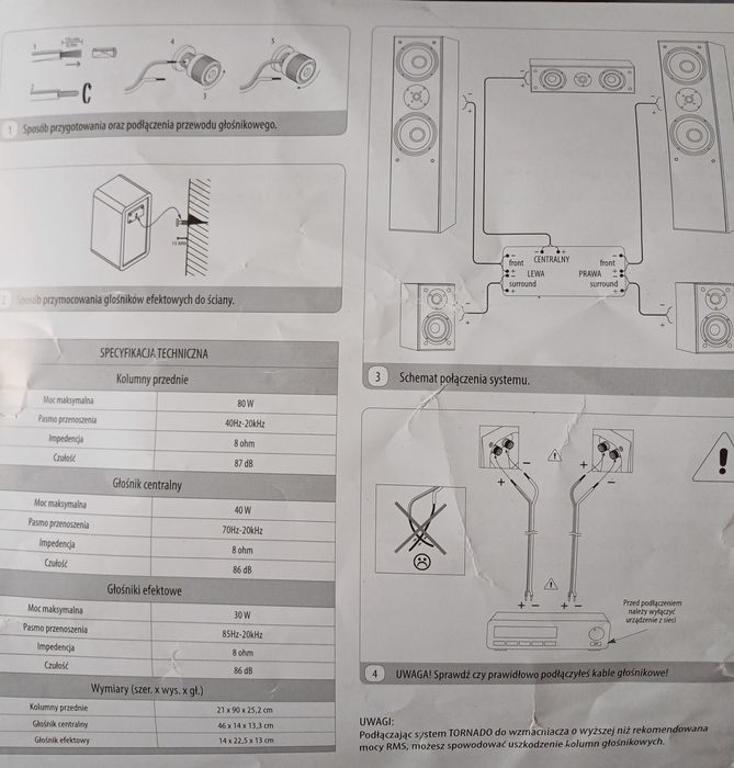 kino domowe Yamaha HTR 2067
Amplituner Yamaha HTR-2064 5.1 czarny + pi