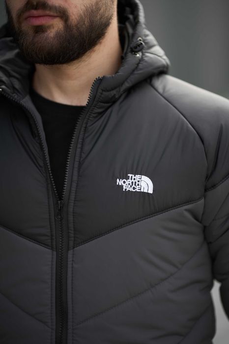 Куртка чоловіча осіння The North Face сіра