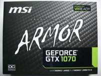 Karta graficzna MSI GeForce GTX 1070 Armor OC - 8GB