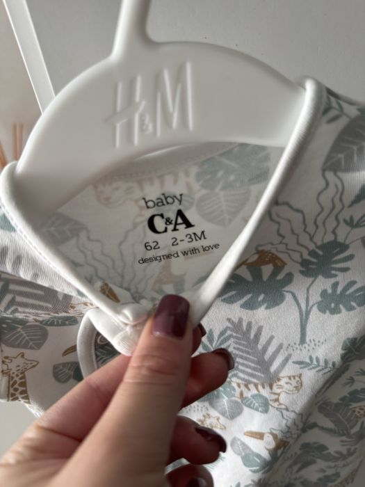 Piżamka rampers 62 h&m