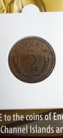 Moneta Dania 5 Ore 1963r. Stan
