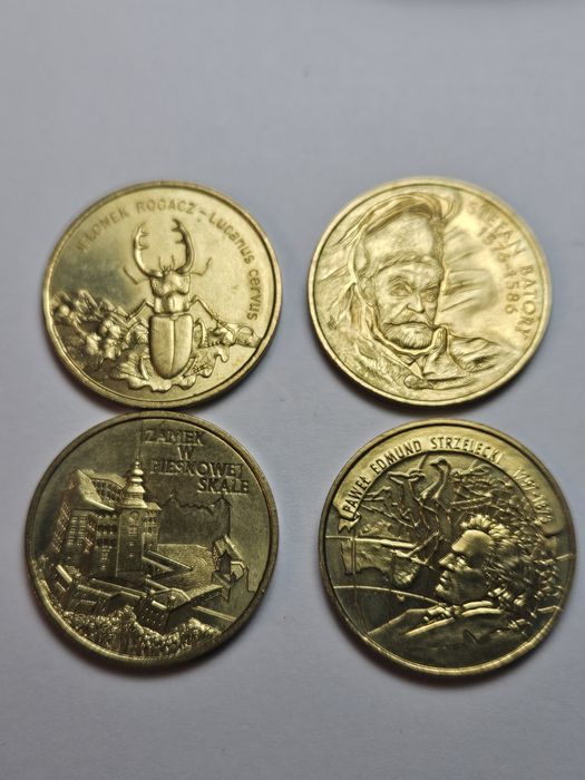 2 zł NG 1997 r. Komplet 4 monet menniczych