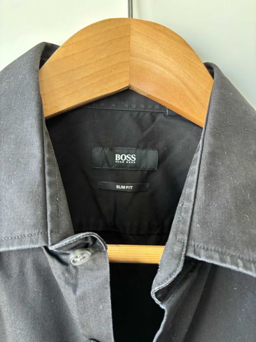 Camisa Boss Preta slim Fit 40