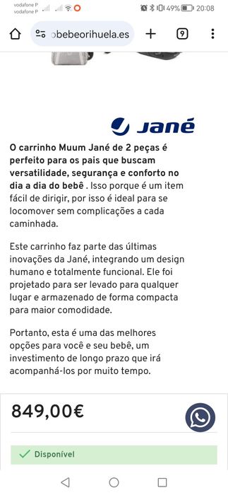 Urgente vendo carrinho bebe jané muum + alcofa matrix light 2