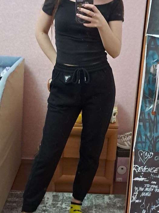 Утепленні штани висока посадка на шнурівці