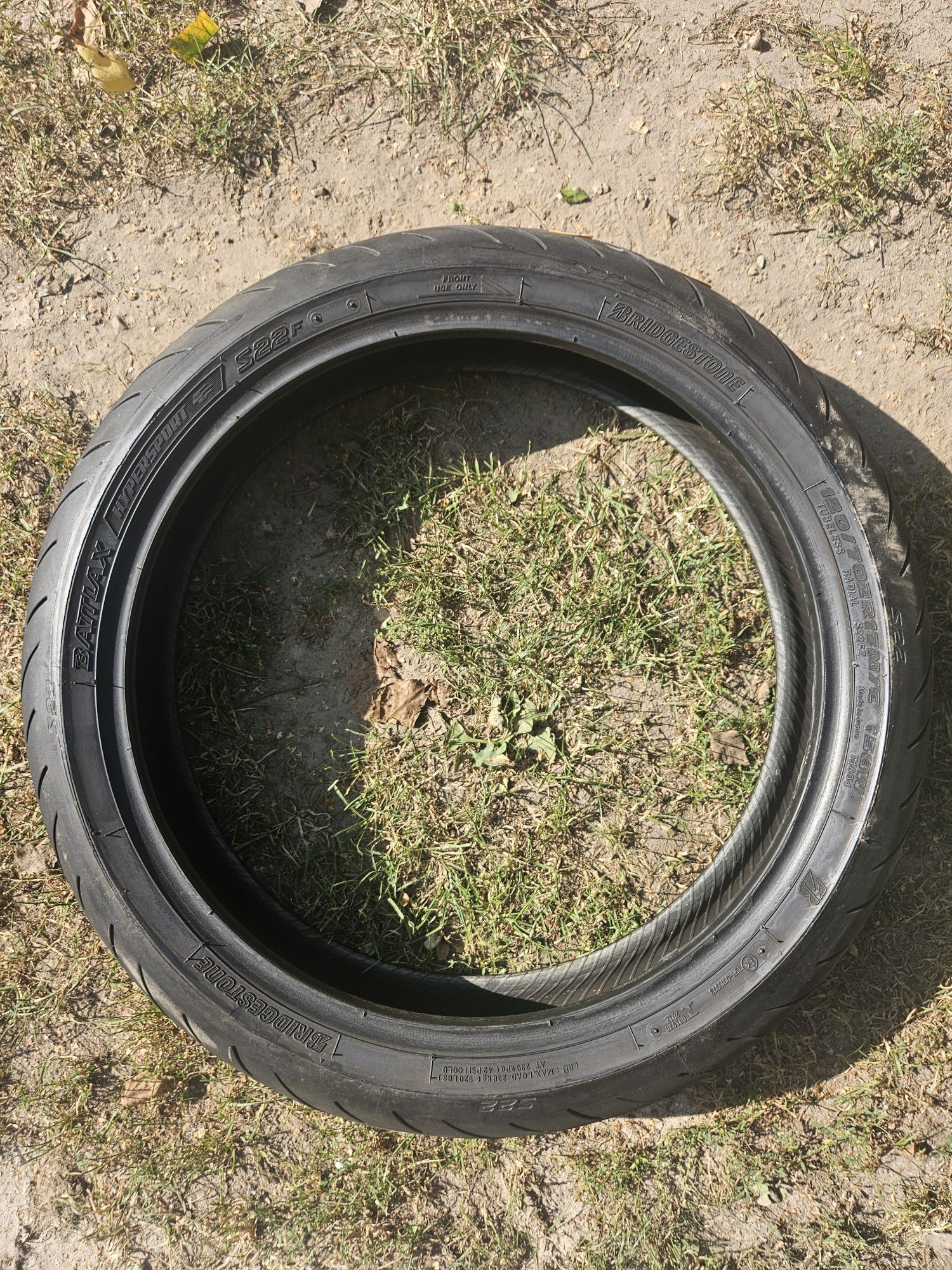 Bridgestone Battlax S22 120/70R17 Dot 4821 Nr.0941
