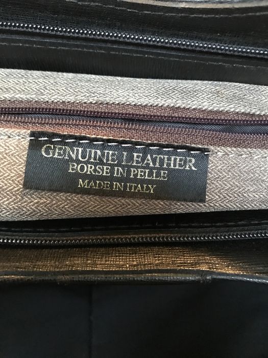 Сумочка шкіряна італійська Genuine Leather
