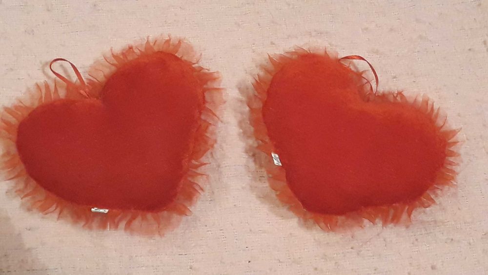 Corações de peluche - portes incluídos