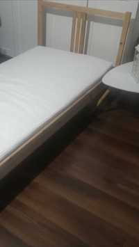 Ikea fjellse łóżko sosna +materac moshult