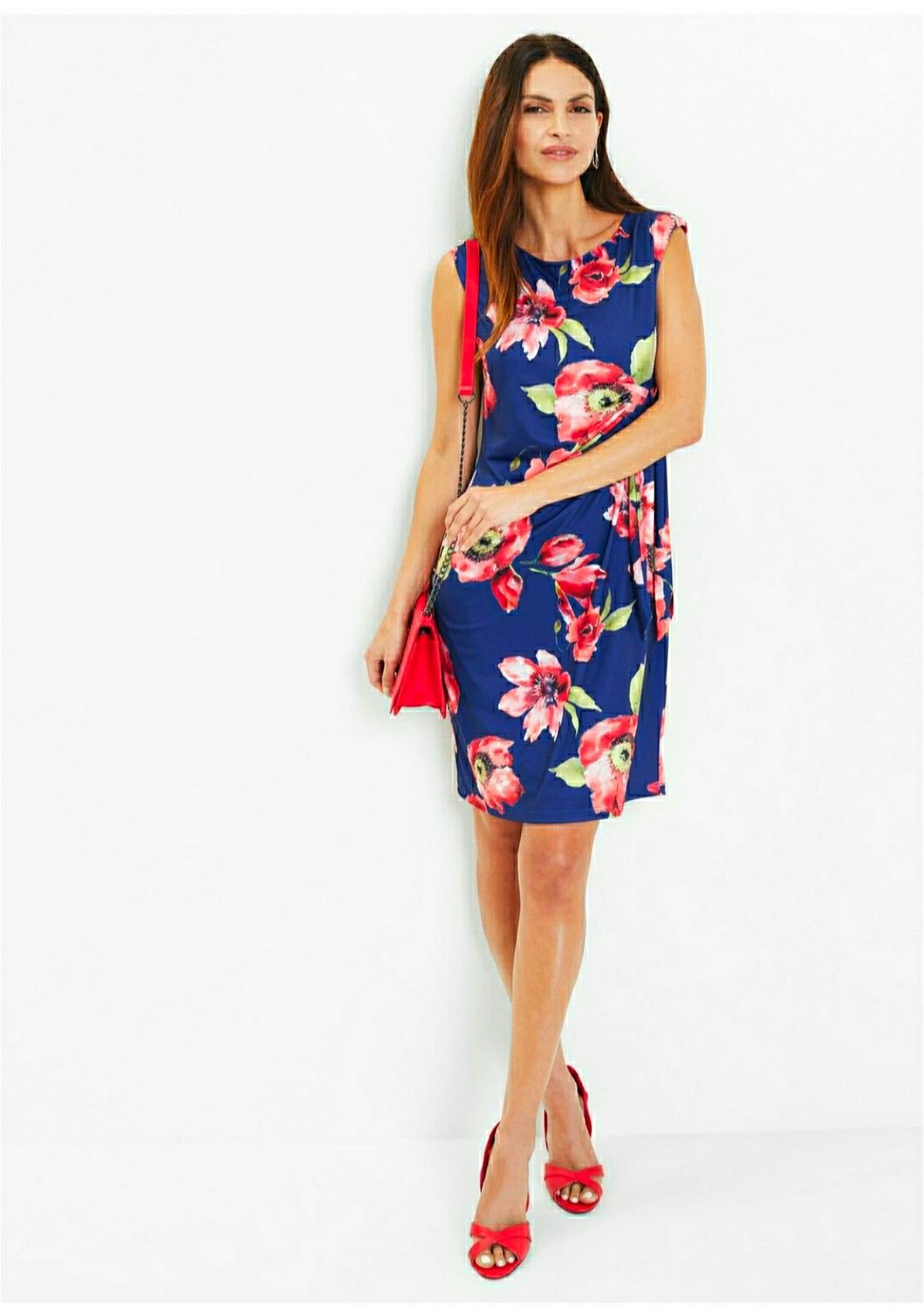 Nowa elegancka sukienka w kwiaty ,wesele ,ślub 48-50-52