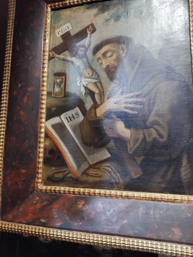 Pintura óleo sobre tela século XVIII