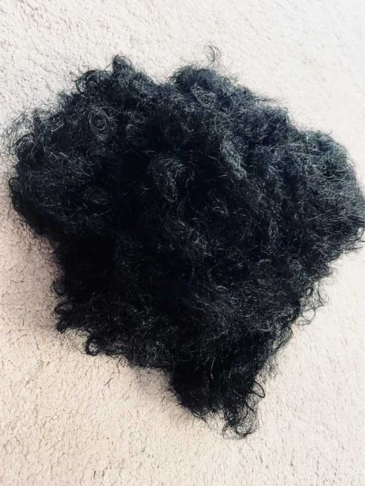 Czarna peruka loki afro