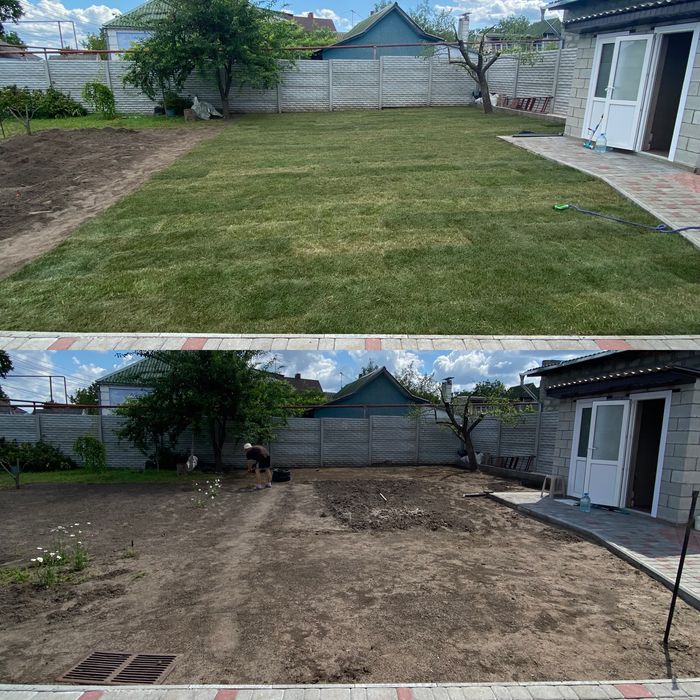 Рулонний/Посевной газон под ключ