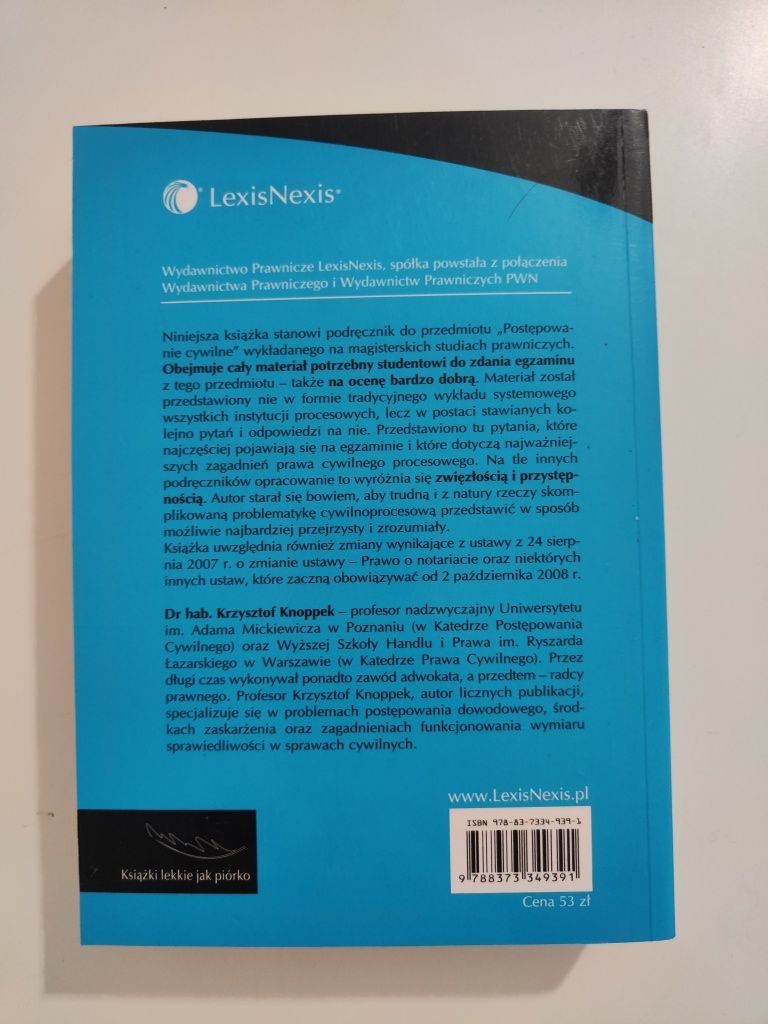 Postępowanie cywilne w pytaniach i odpowiedziach - Krzysztof Knoppek
