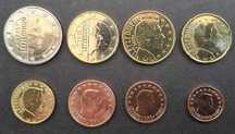 Luxemburgo - set euro 2025 - moedas UNC de rolo