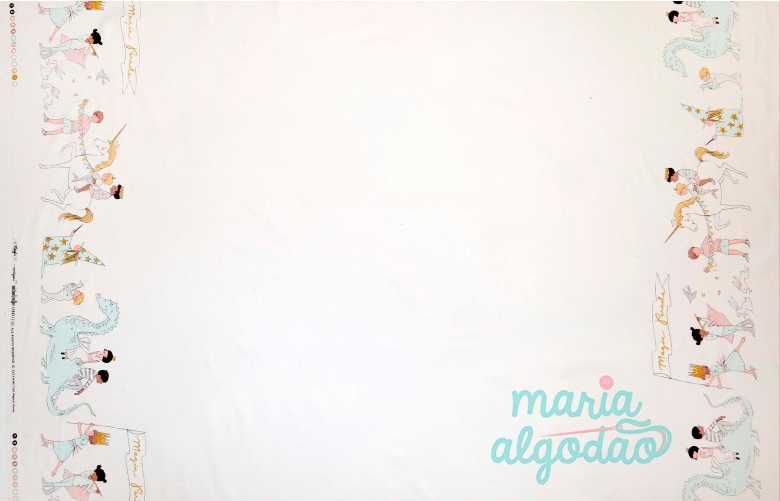 Oportunidade: Tecido 100% algodão a 6€/m - Magical Parade White
