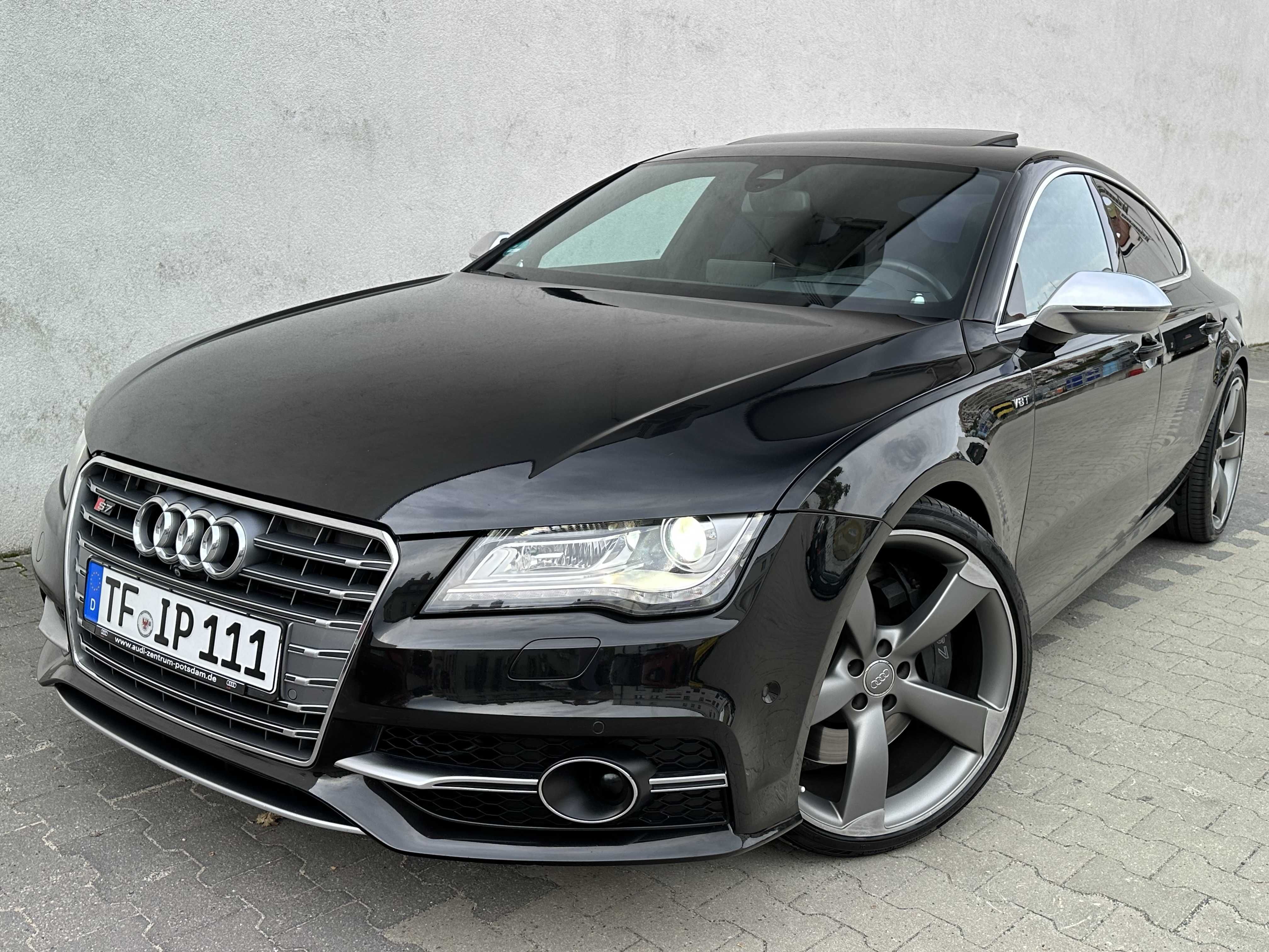 AUDI S7 4.0 V8T 420PS Kamery LED Dociągi HUD Noktowizor B&O ROTOR 21"