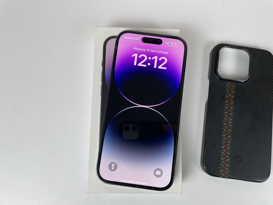 iPhone 14 pro 256gb deep purple + чехол Pitaka