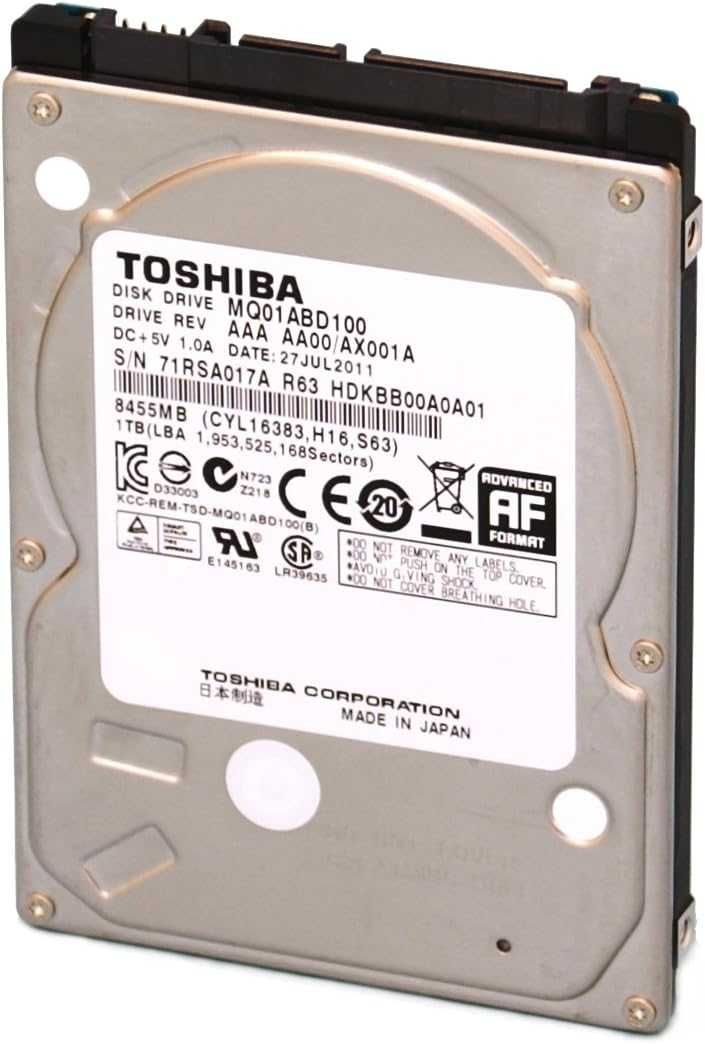 Disco Rígido Interno Toshiba MQ01ABD050 - 500GB de Capacidade