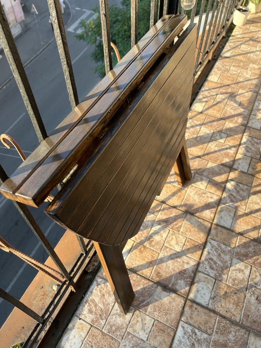 Меблі для балкону, розкладні, лаковані