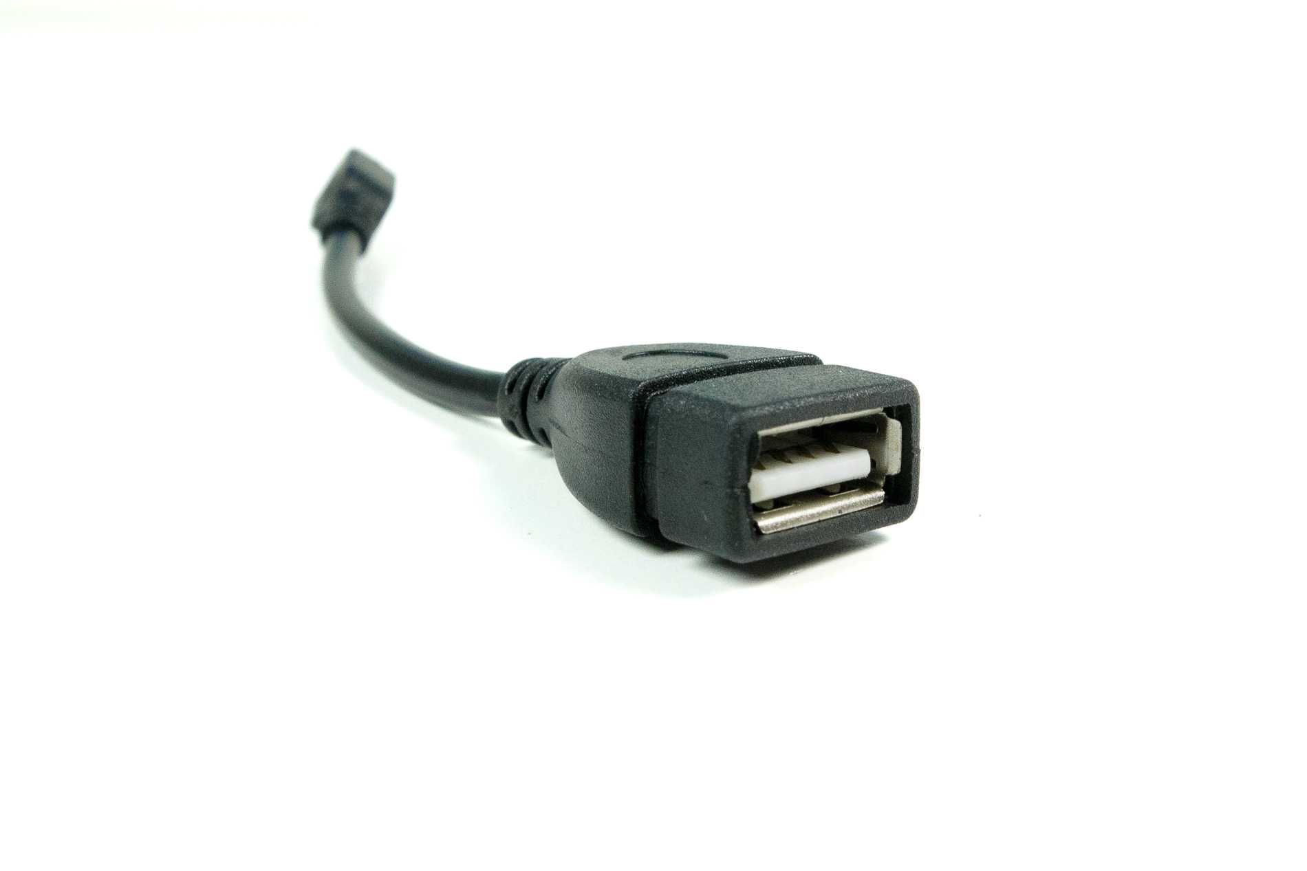 Cabo USB A (femea) - micro-USB OTG 0.15m