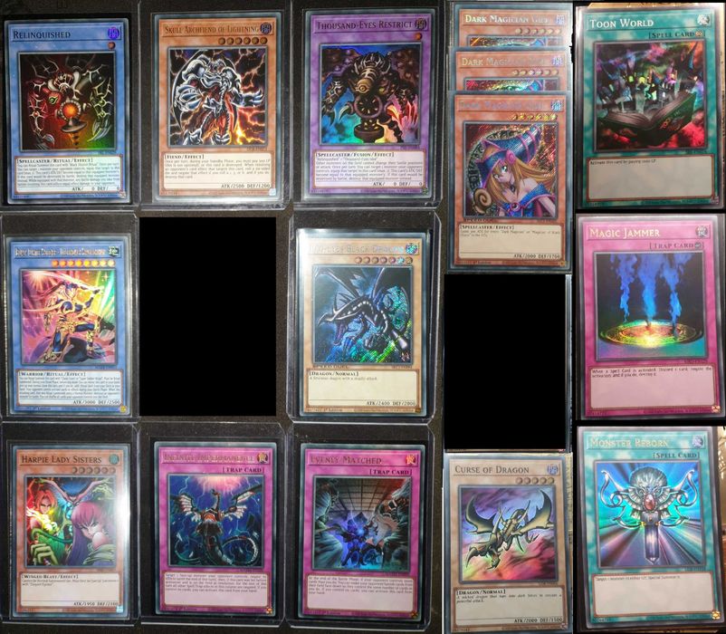 Cartas Yu-Gi-Oh raras / semi-raras