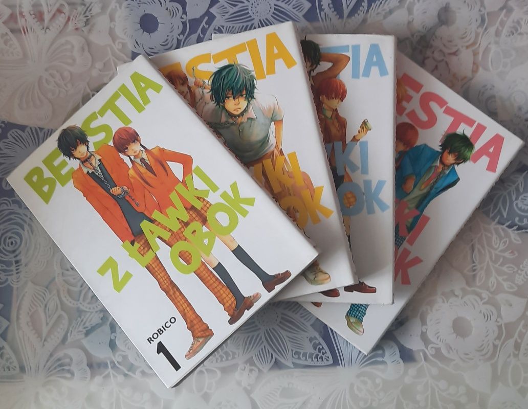 Manga anime Bestia z ławki obok 1-4 tom