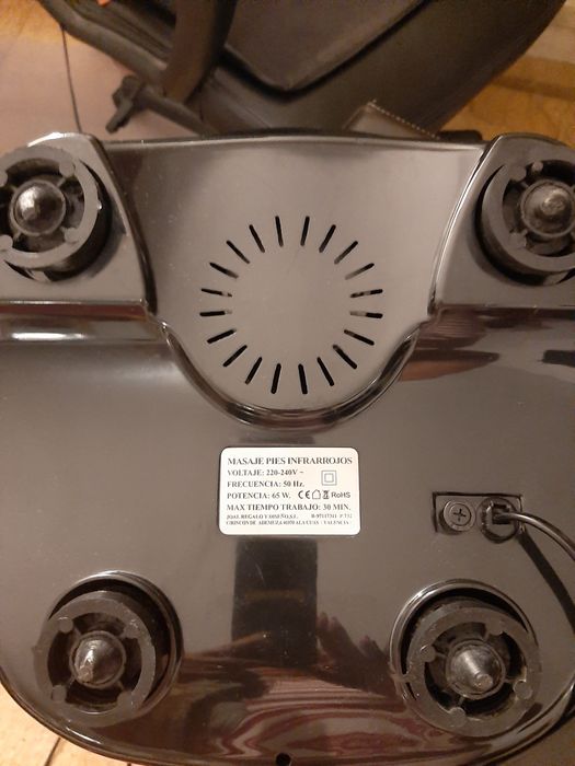 Massajador pés, plataforma vibratória.