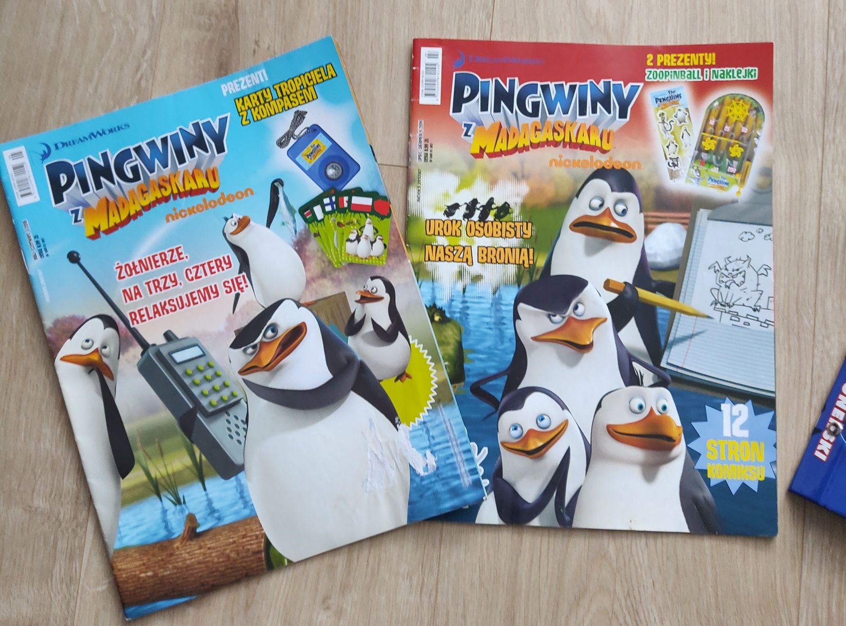 Album kolekcjonerski Flizz Pingwiny z Madagaskaru + gazetki