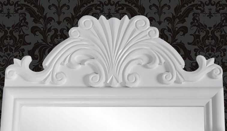 NOWA Toaletka MDF z Obrotowym Lustrem Biała Matowa 50 x 74 cm