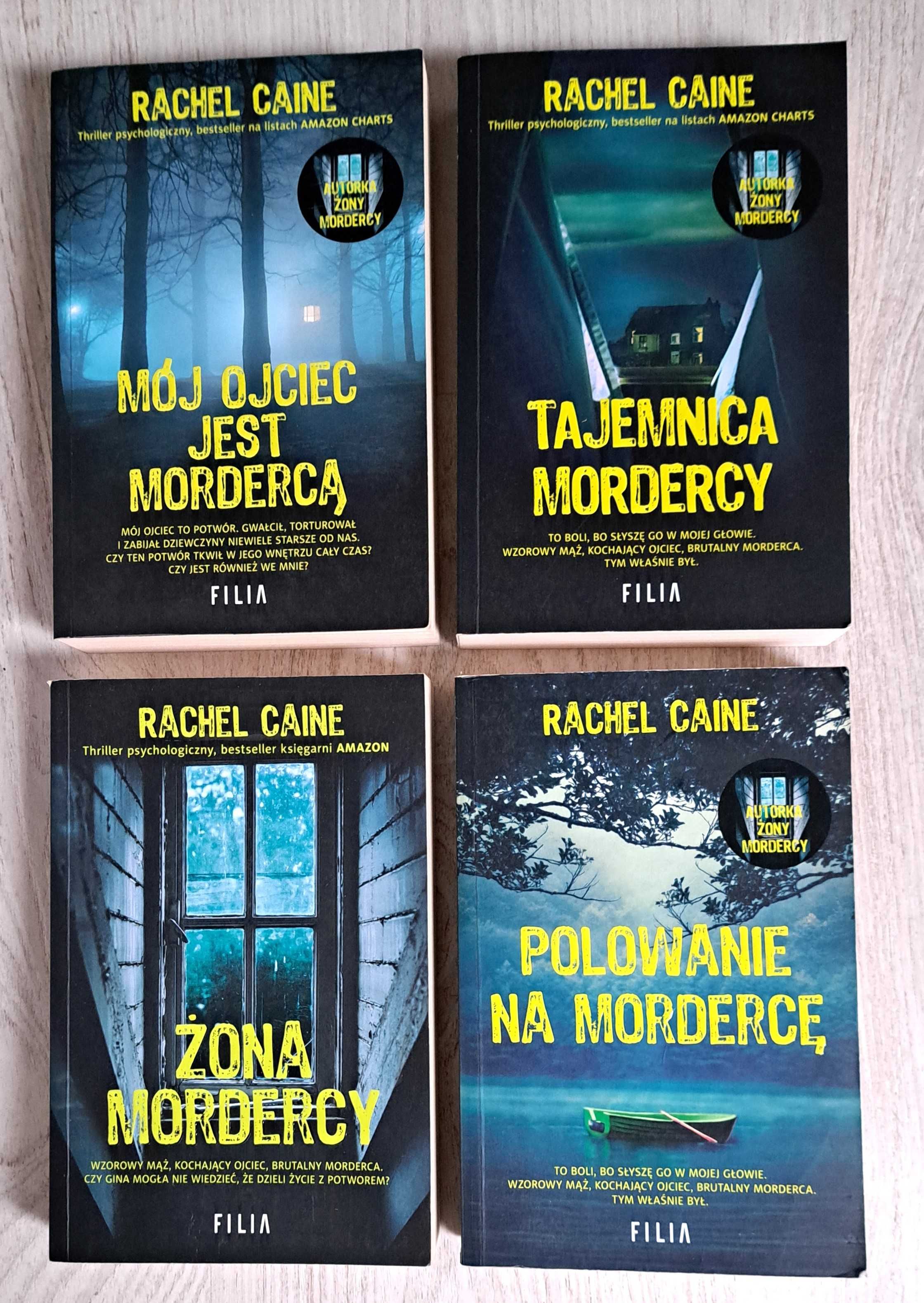 Rachel Caine Żona mordercy Tajemnica mordercy Mój ojciec Polowanie na