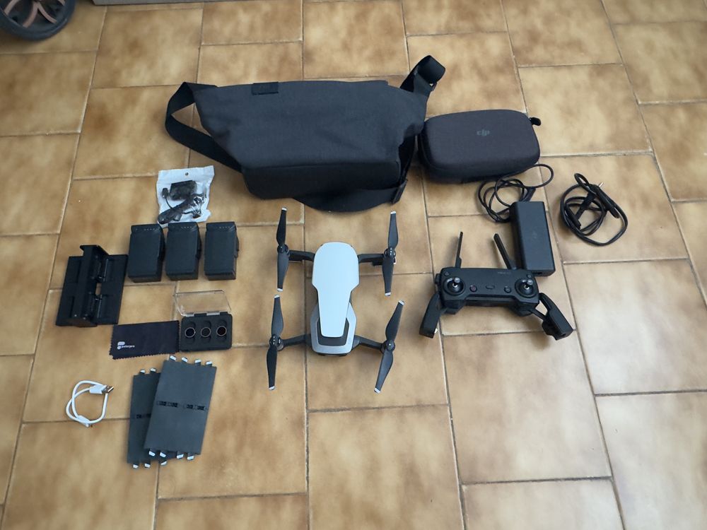 Troco/Vendo Drone Dji Mavic Air combo 4k UltraHD c/extras