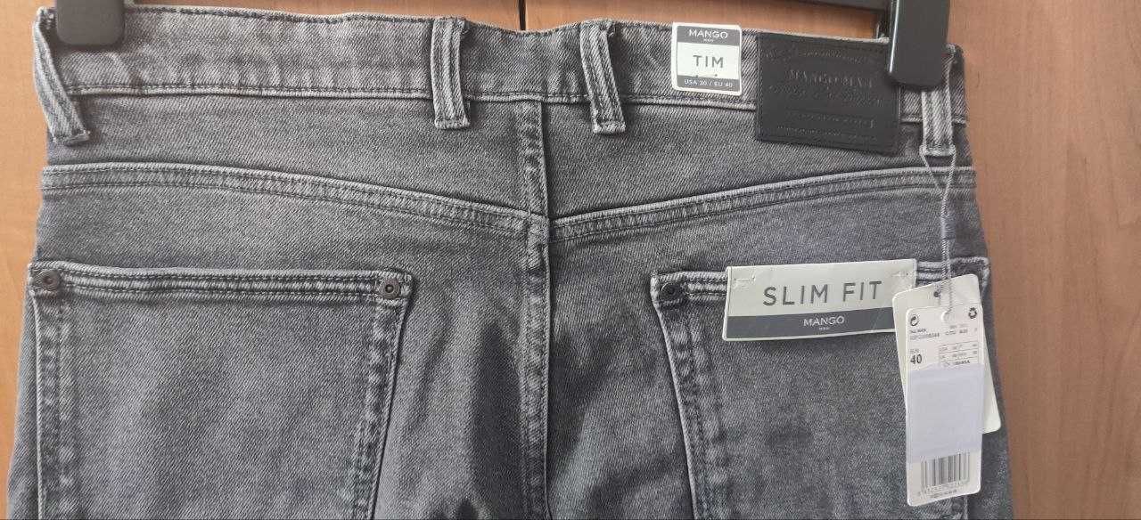 Чоловічі, нові, фірмові джинси slim fit марки Mango, розмір 30
