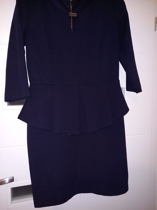 Granatowa sukienka r. L