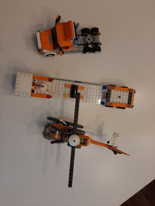Klocki Lego 7686, laweta, helikopter