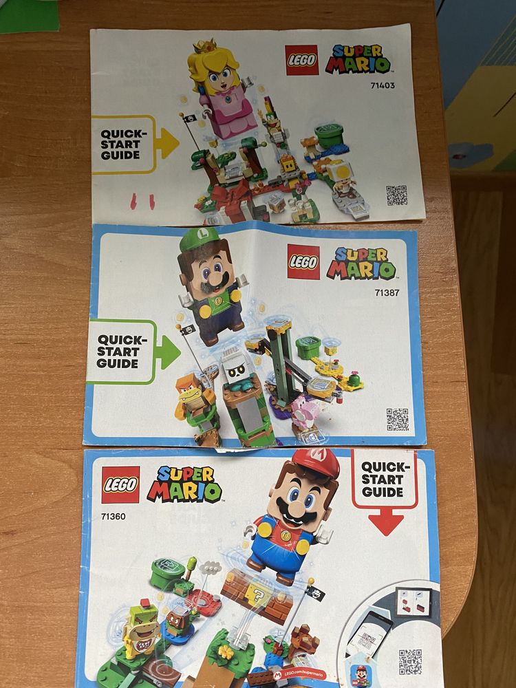 Книжечка инструкции Lego Mario