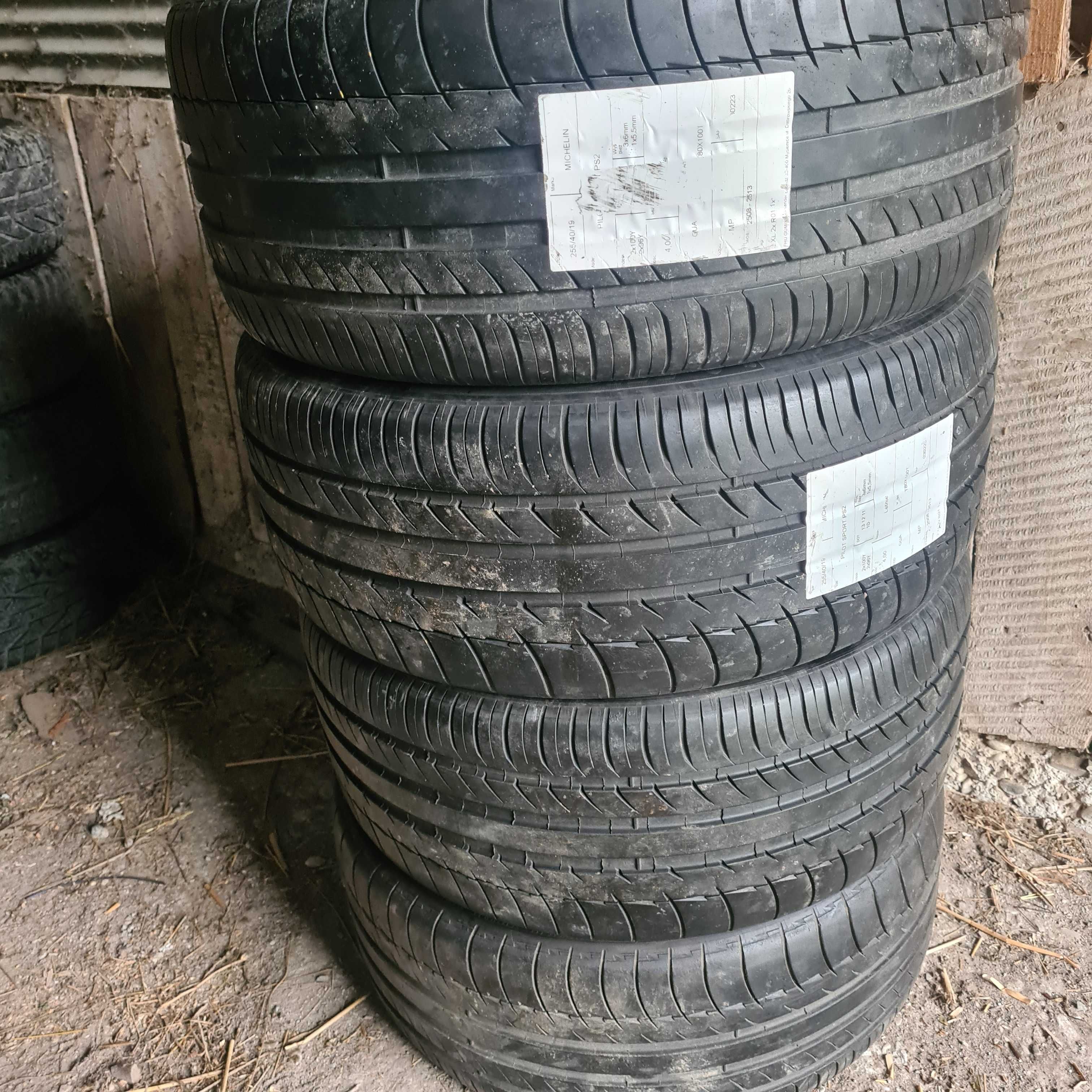 Opony Michelin 19/40/255 4szt