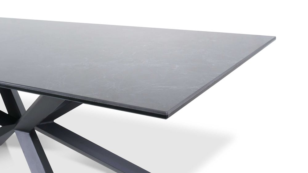 Stół ze spieku kwarcowego 220x100  LINATTE CARINI