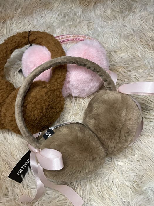 Модні наушники тедді та плюшеві