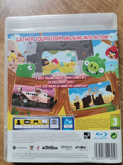 Gra Angry Birds Trilogy (PS3)