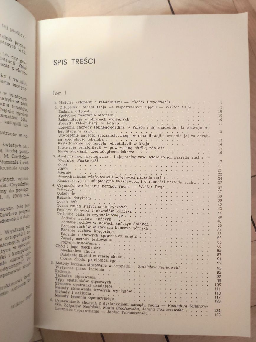 Ortopedia i rehabilitacja Degi tom II