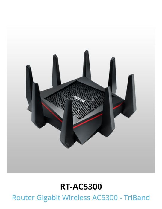 Router Asus ac5300 triband gigabit