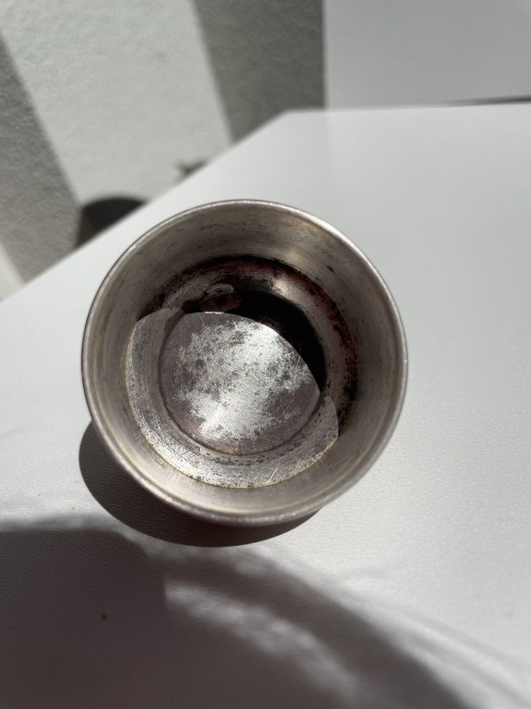 Солонка серебряная царское серебро Сазиков 84 пробы