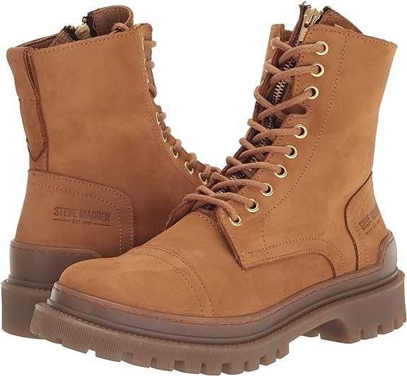 Steve Madden Men's Benney Combat Boot 10-10.5 USA