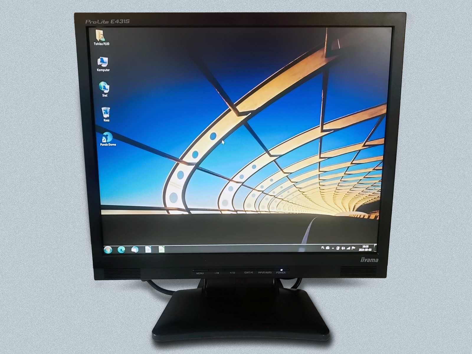 Monitor LCD iiyama ProLite E431S 17 cali czarny