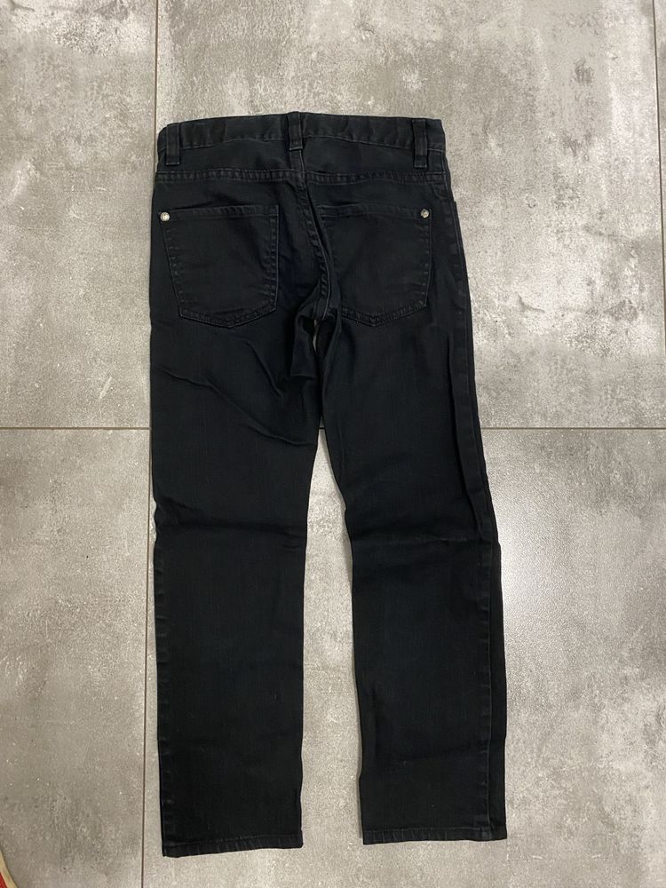 Jeansy spodnie chłopiec H&M 140 czarne