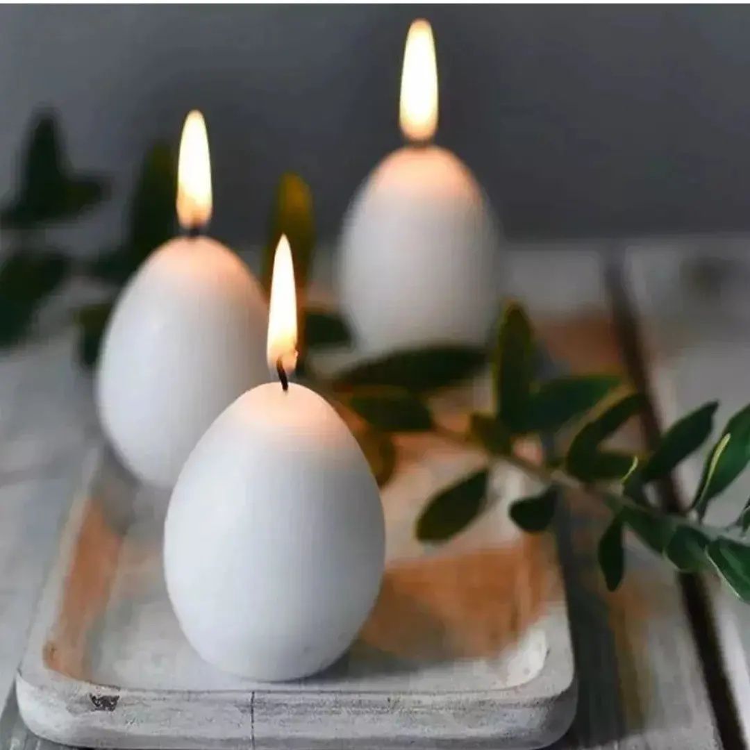 Силіконова  форма яйце для свічок, молд для шоколаду, мила