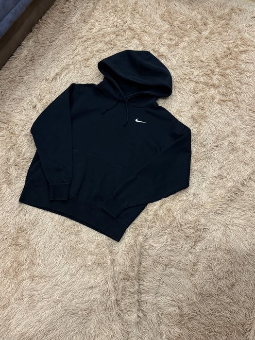Чёрная кофта худи nike logo найк оригинал s
